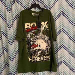 BKYS Green Graphic Tee - Rock and Roll Forever